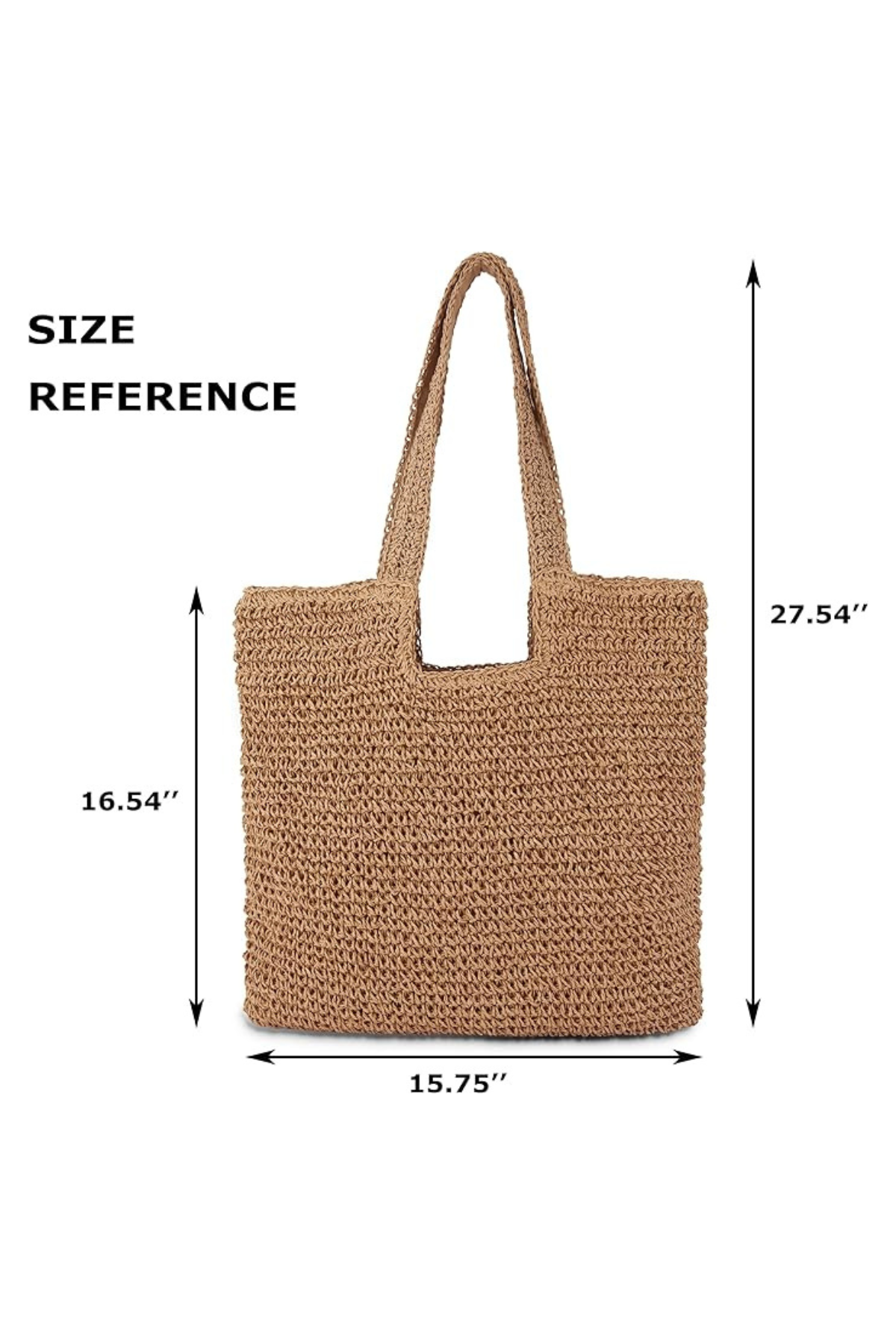 Luciana large straw tote bag