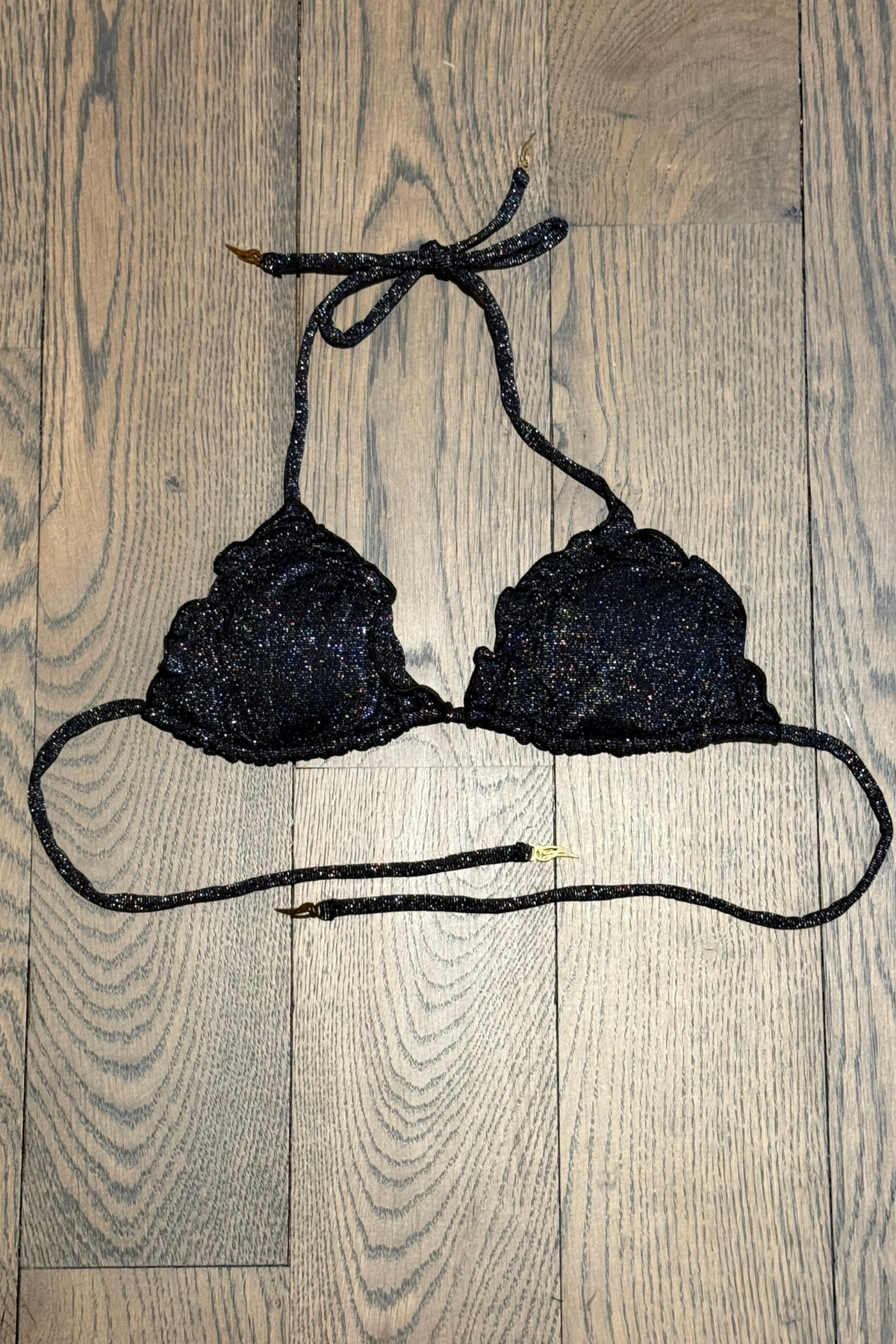 BRILEY Ruffled Finish Bikini Top