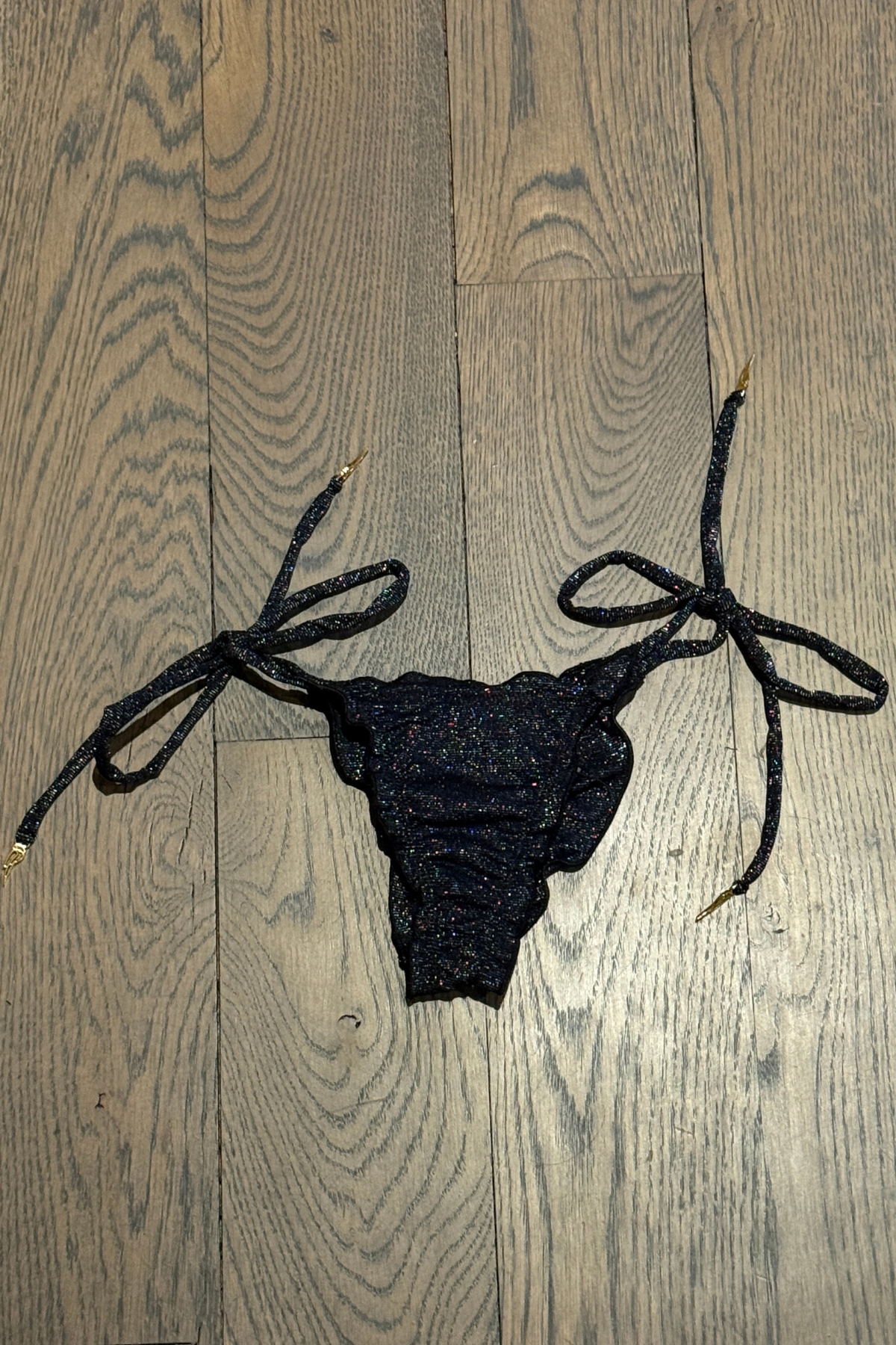 BRILEY Ruffled Brazilian Bikini Bottoms
