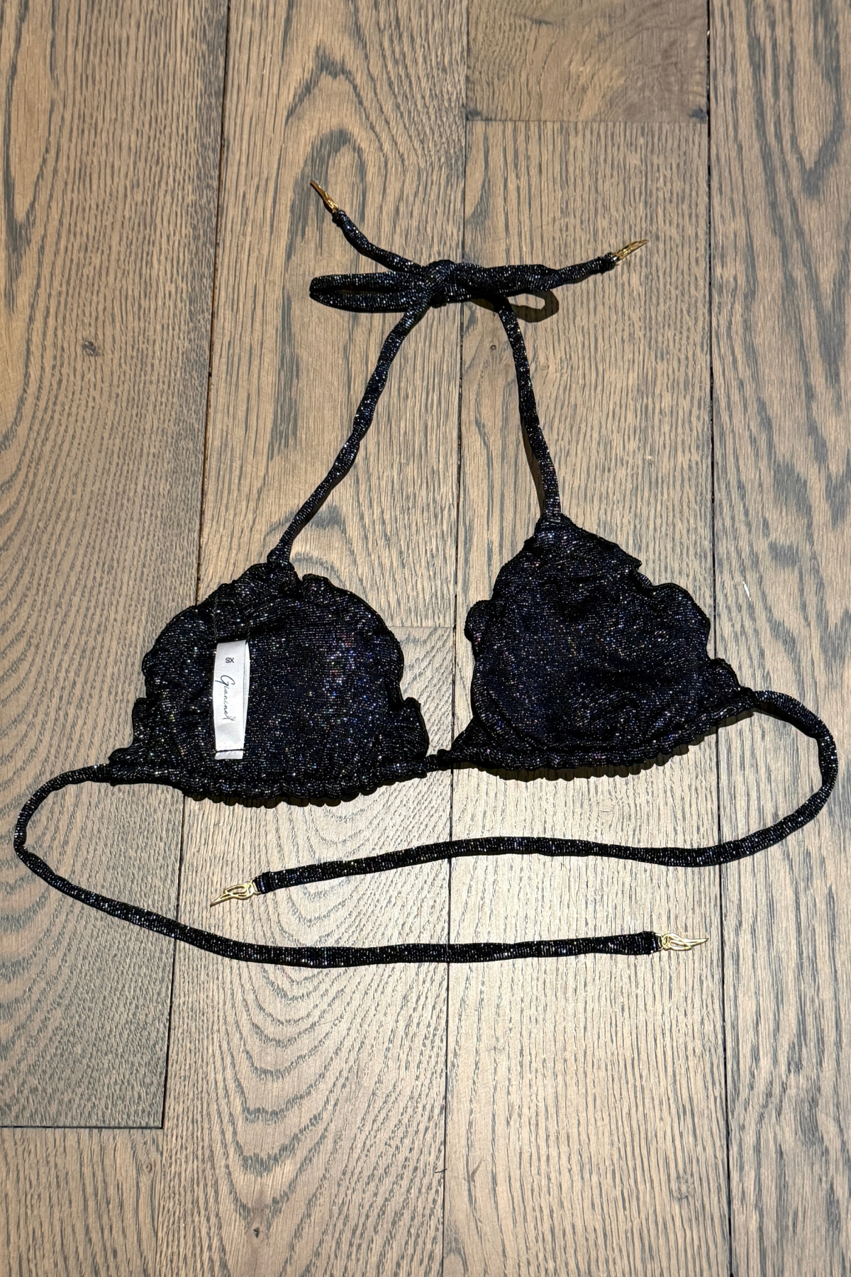 BRILEY Ruffled Finish Bikini Top