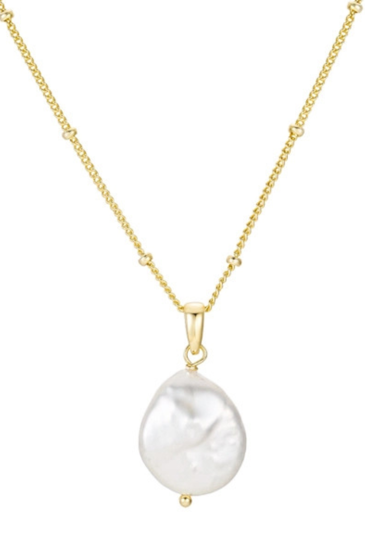 dainty pearl necklace simple elegant