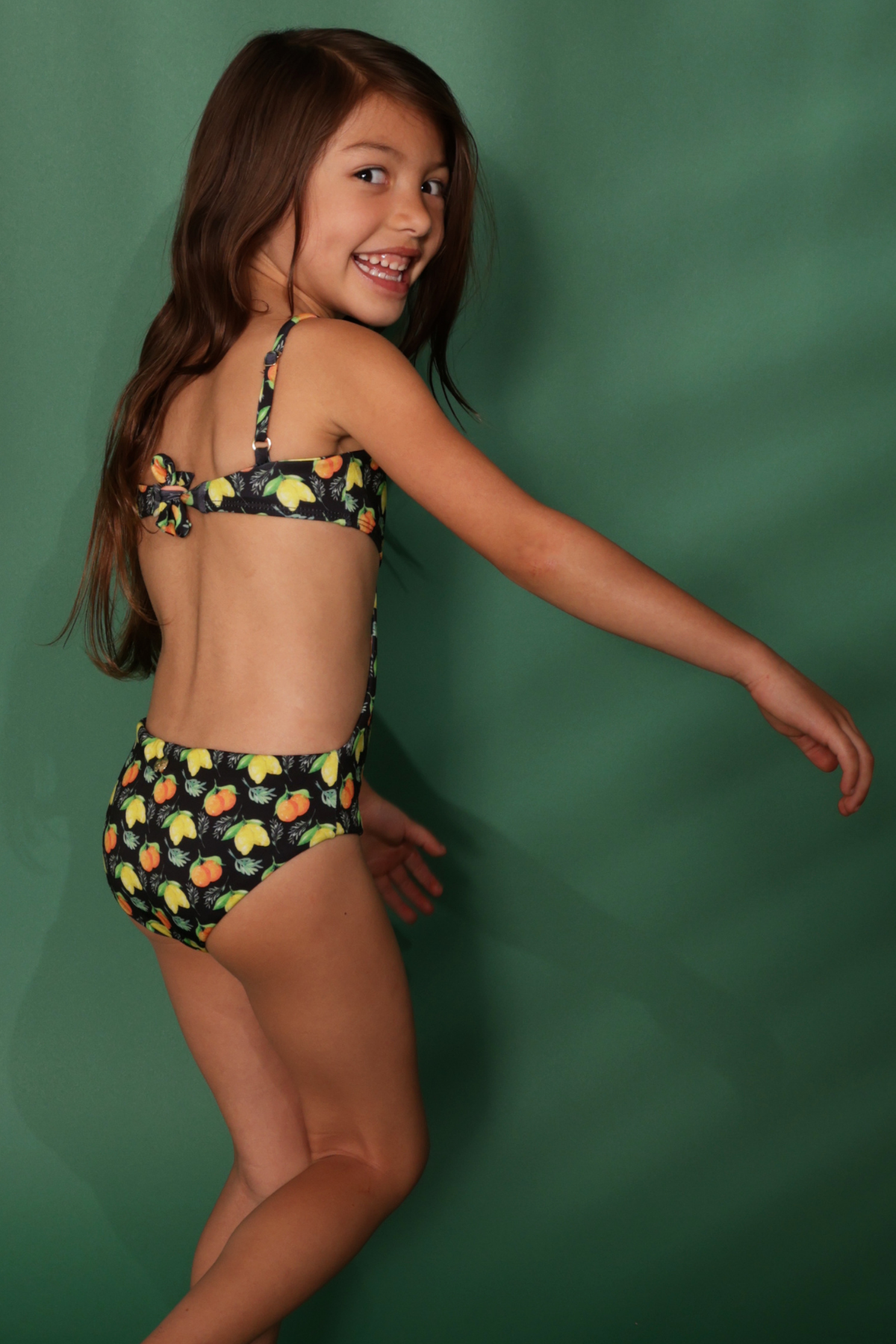 ABIGAL FRUIT PRINT Kids Swimsuit