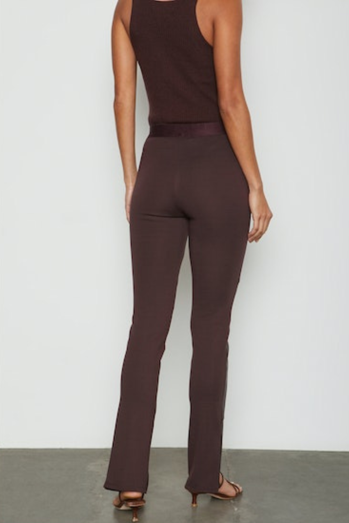 Bailey 44 brown vegan leather billie pant