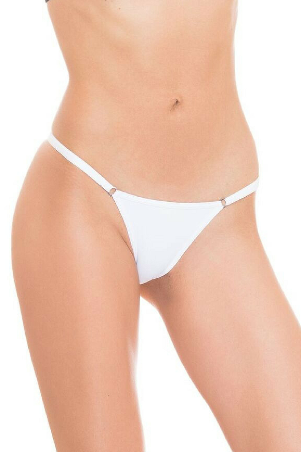 white Brazilian string bikini underwear panty