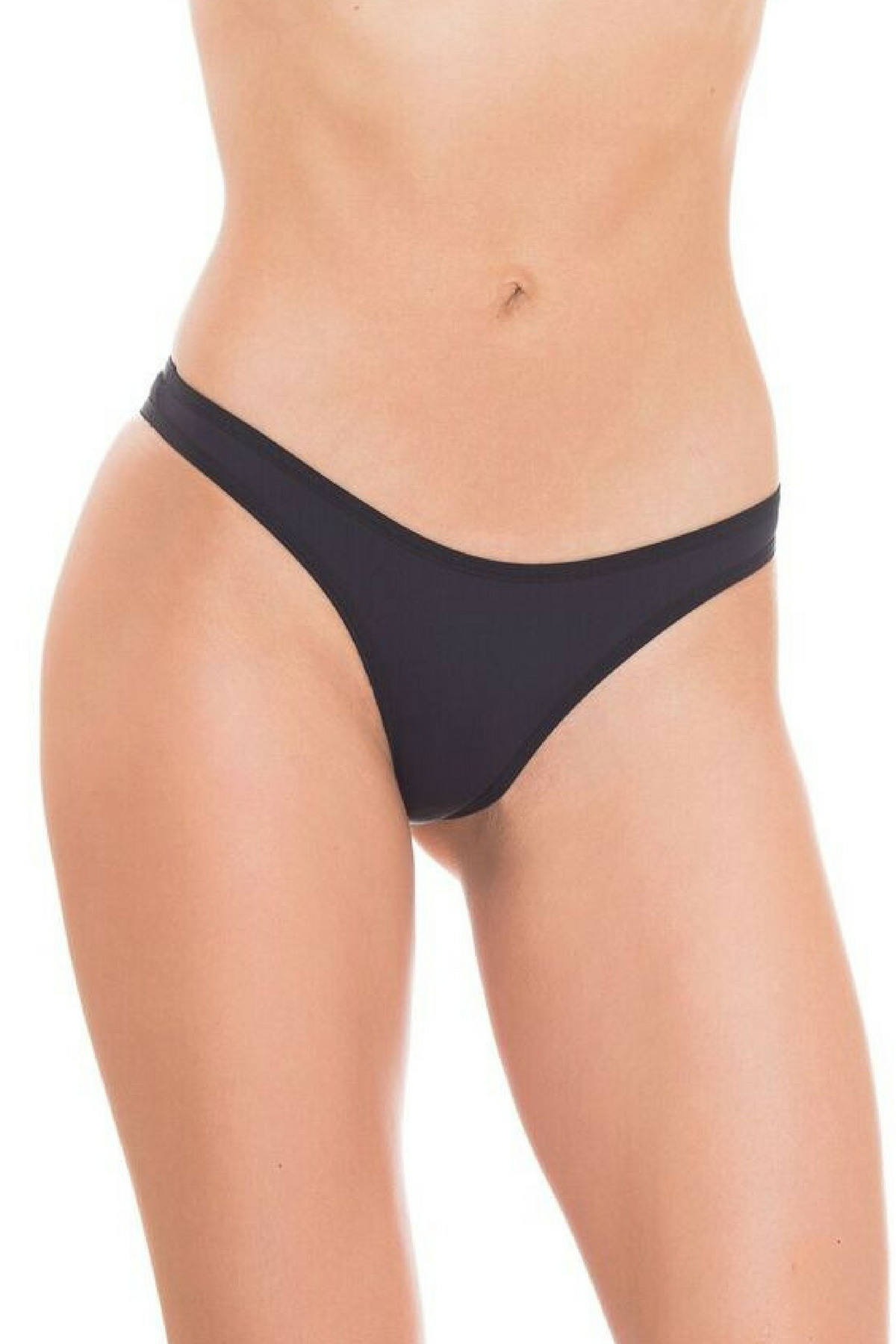 black Brazilian classic tanga underwear