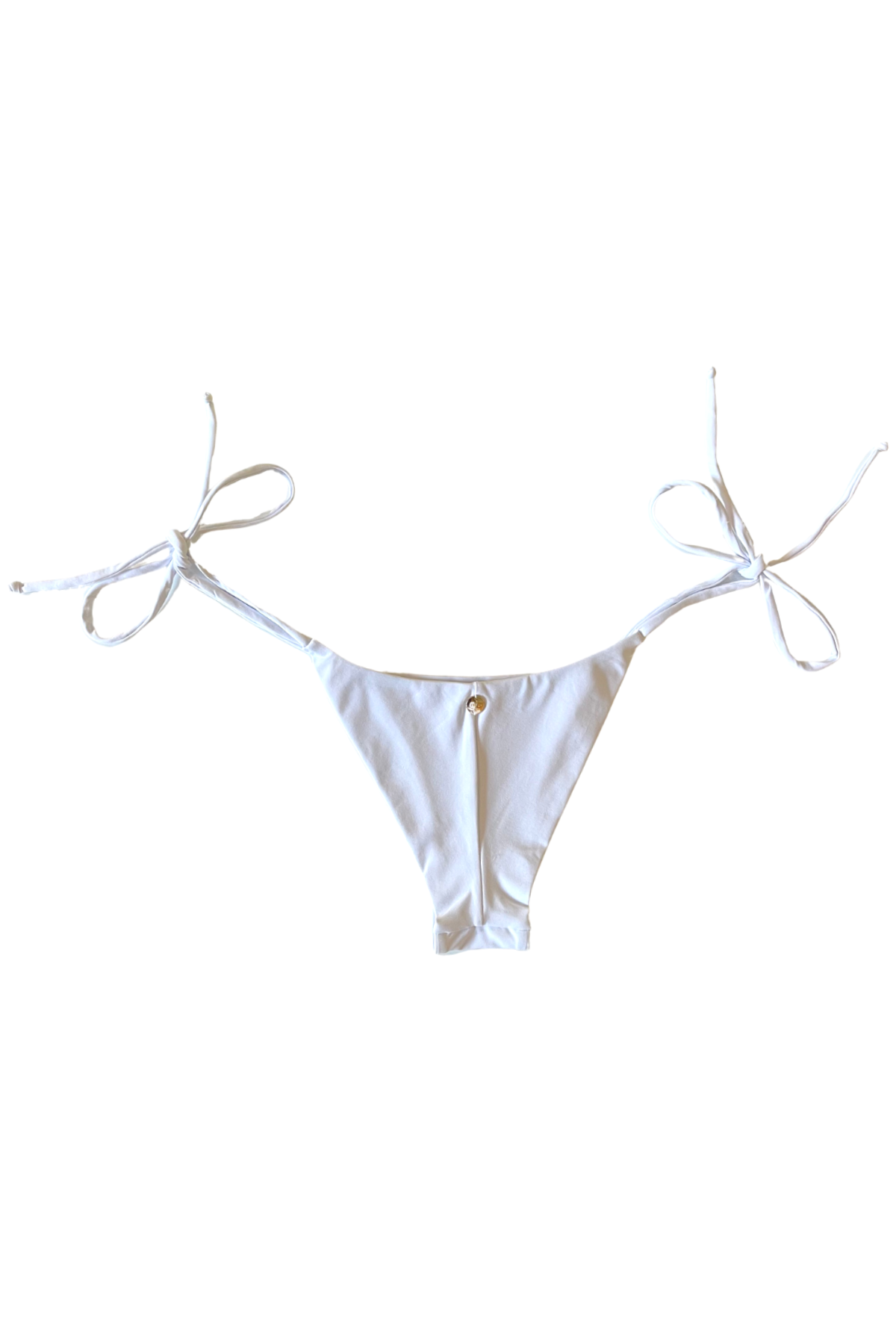 white brazilian cheeky bikini bottoms string
