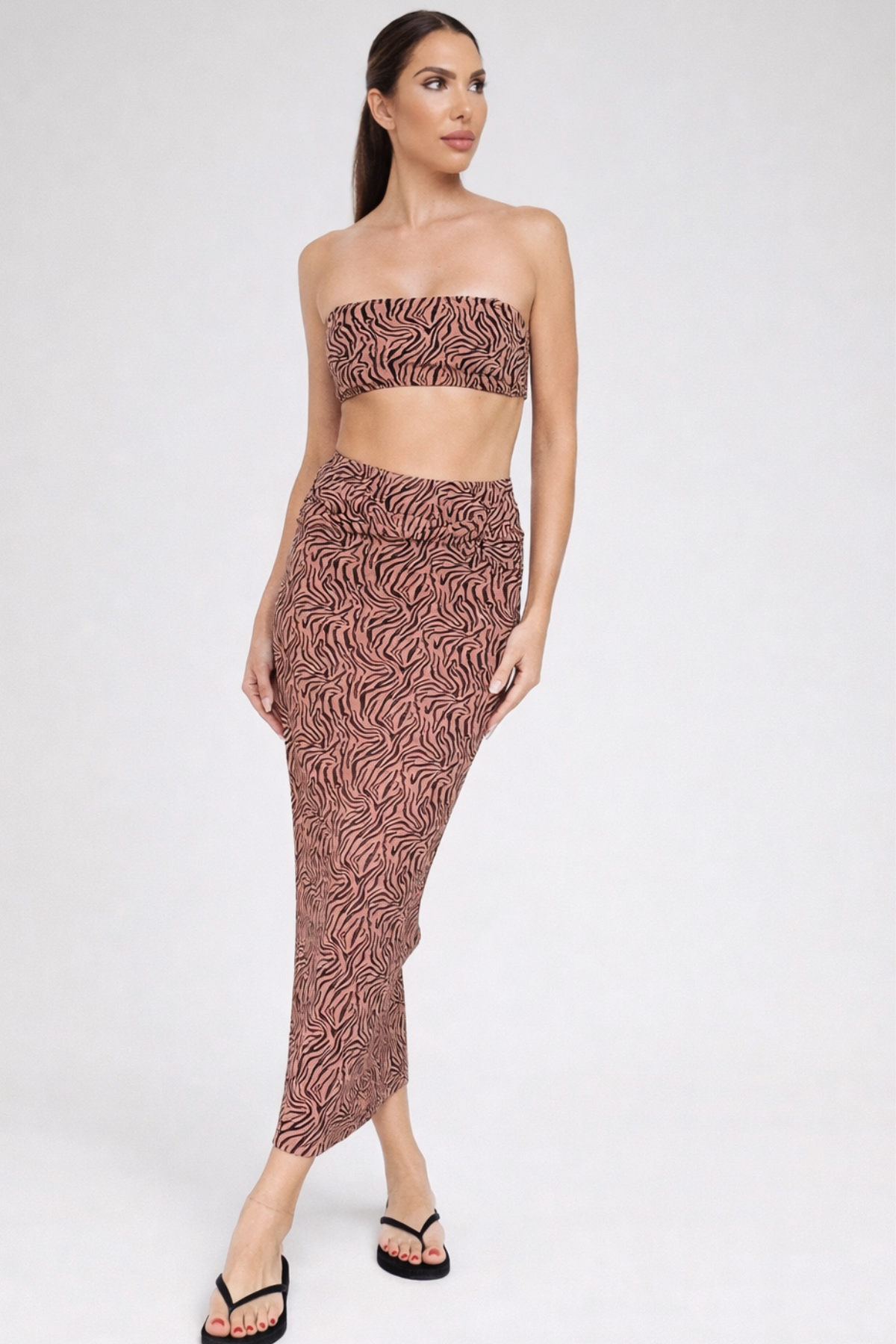 LEXEE SAVAGE SAND long knot cover up skirt