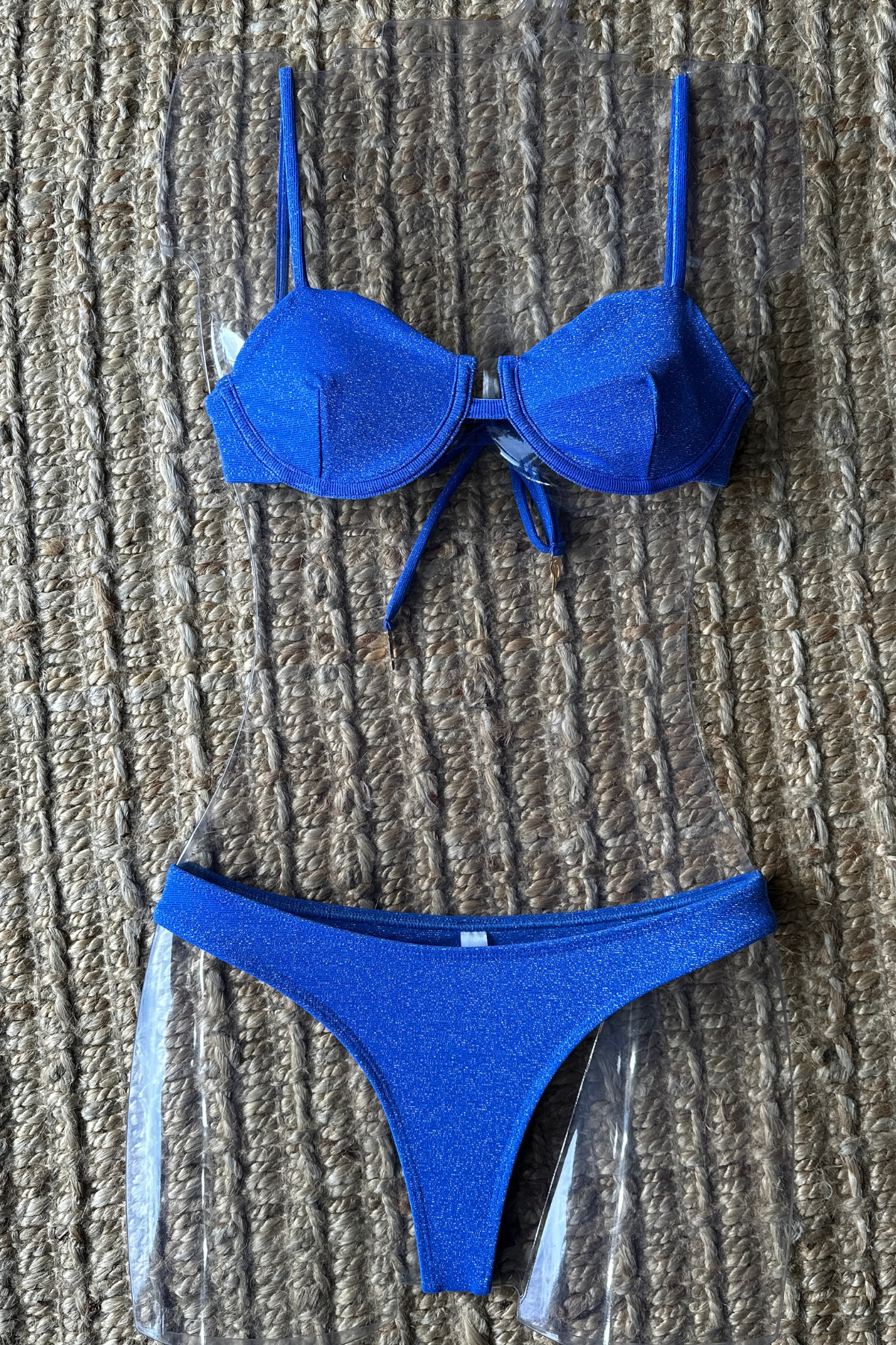 WHITNEY BLUE SHINE Bikini Top