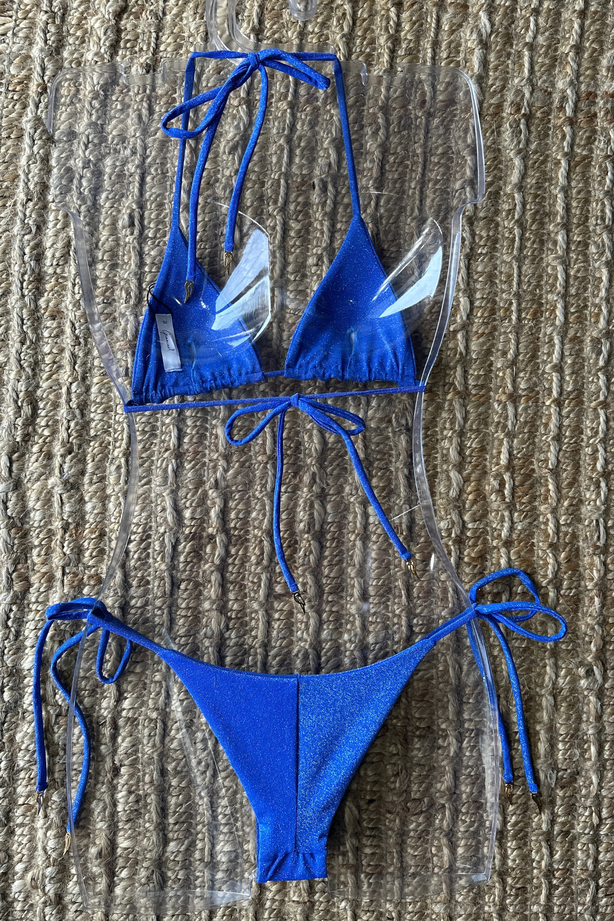 JUILLET BLUE SHINE Triangle Bikini Top