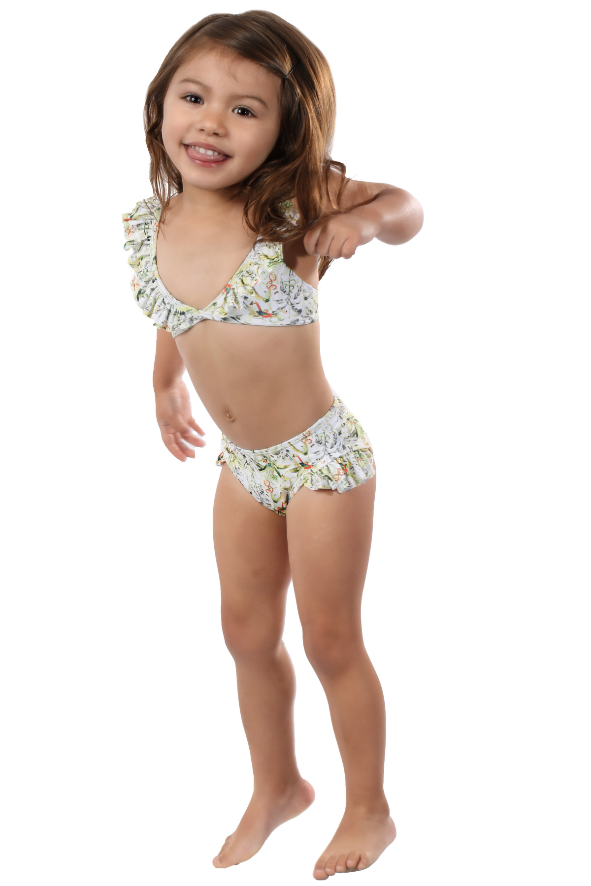 Kids Two-Piece Ruffled Swimsuit Mommy and Me