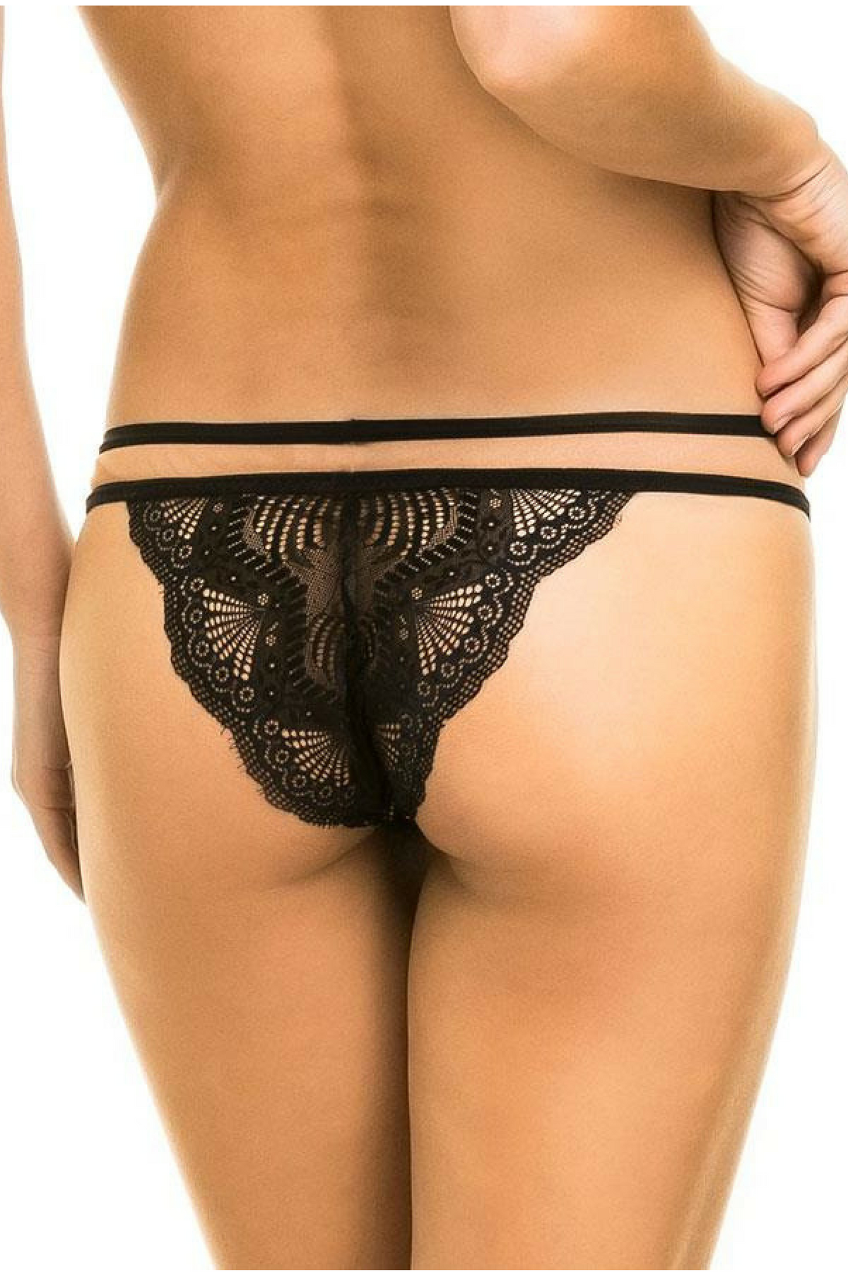 Cheeky Brazilian Panty. Lace Underwear