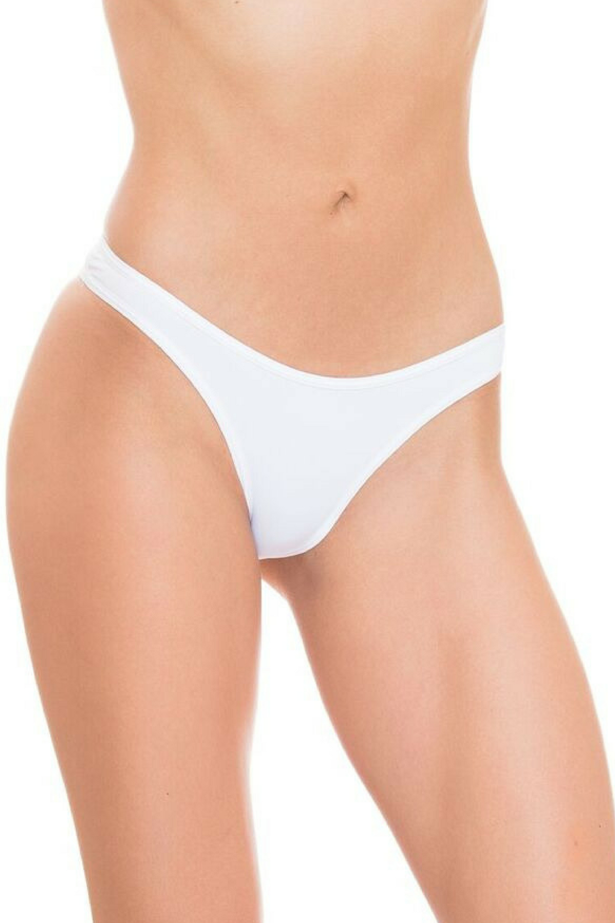 white Brazilian classic tanga underwear