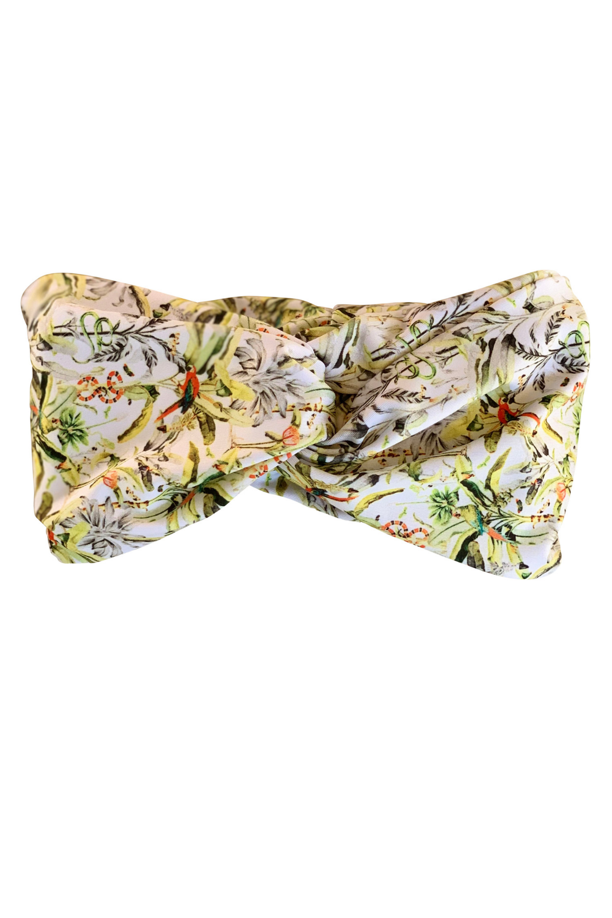 headband turban. tropical print